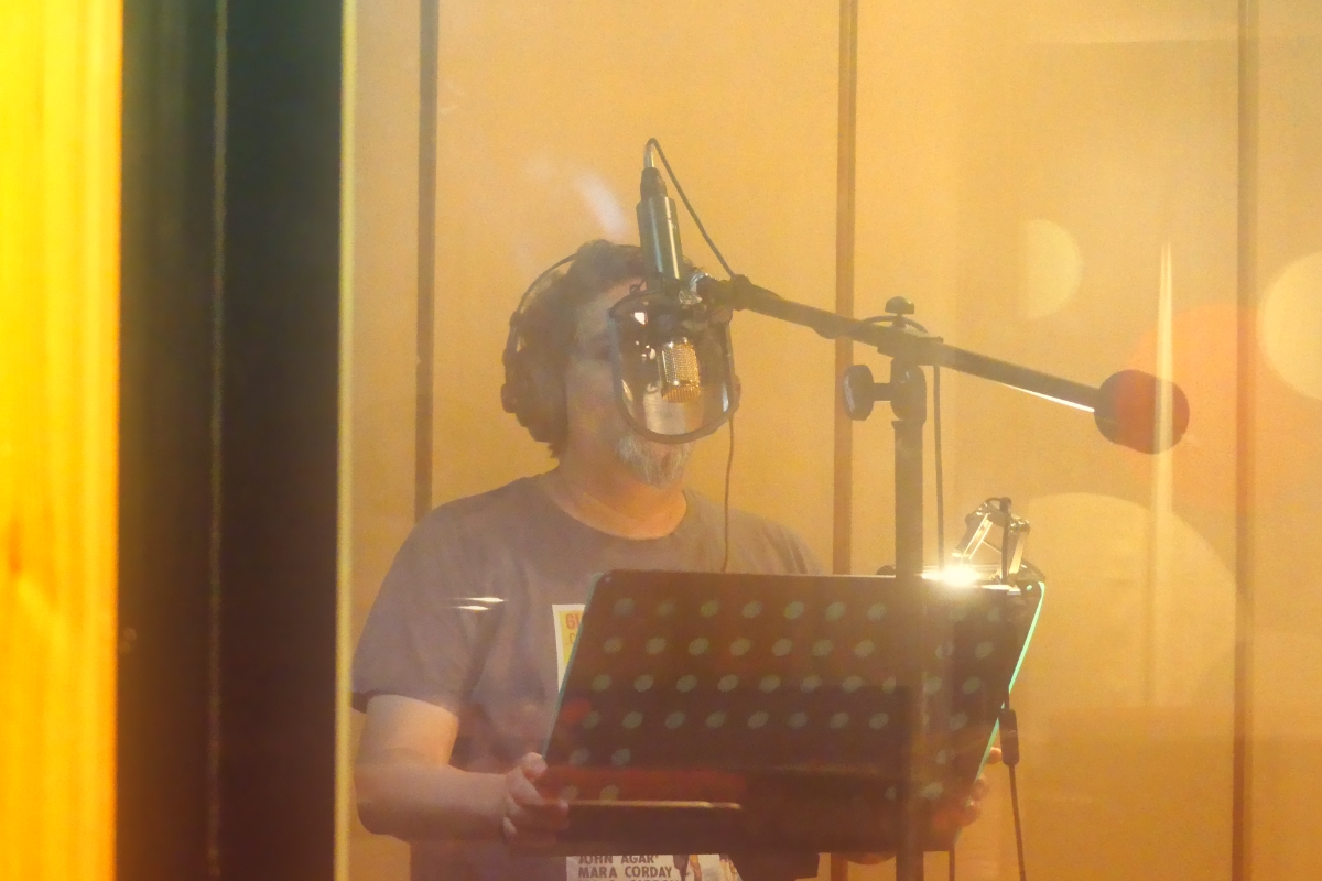 Jason Rivas Recording Vocals